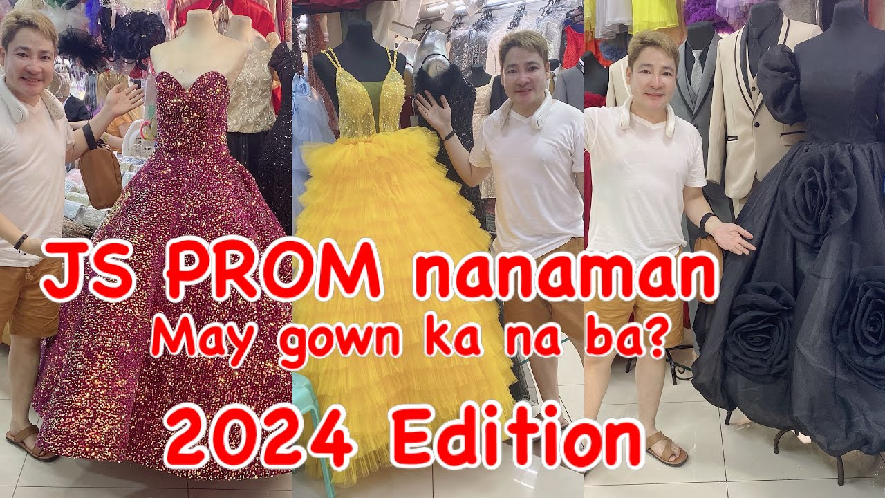 JS PROM nanaman , May Gown ka na ba? 2024 updates ( Divisoria Vlog )