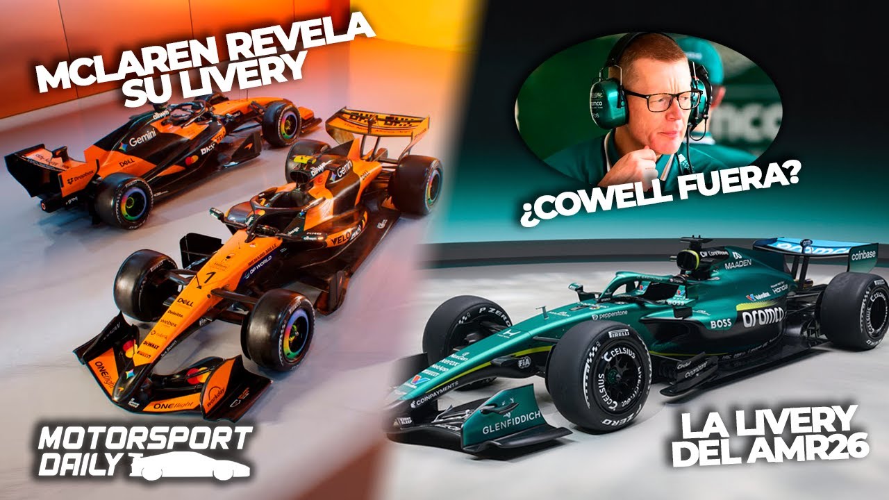 MCLAREN Y ASTON MARTIN PRESENTAN SUS DECORACIONES DE 2026 ¿COWELL FUERA EN JUNIO?