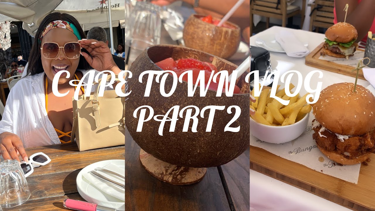 CAPE TOWN VLOG PART 2: Cabo beach club , bungalow Clifton,Table Mountain & more ❤️