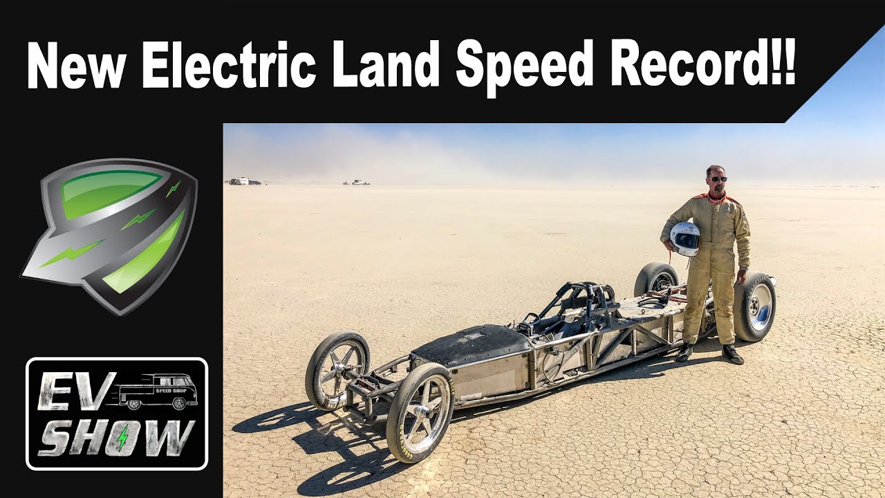 New Electric Land Speed Record!! Tesla Powered Electraliner Does It Again!!