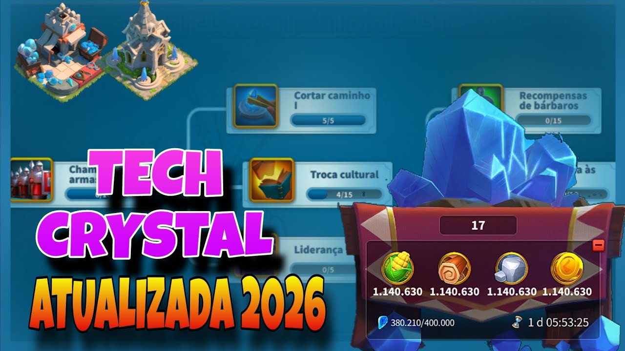 🔴 Tecnologia de Cristal  #3459 I Rise Of Kingdoms