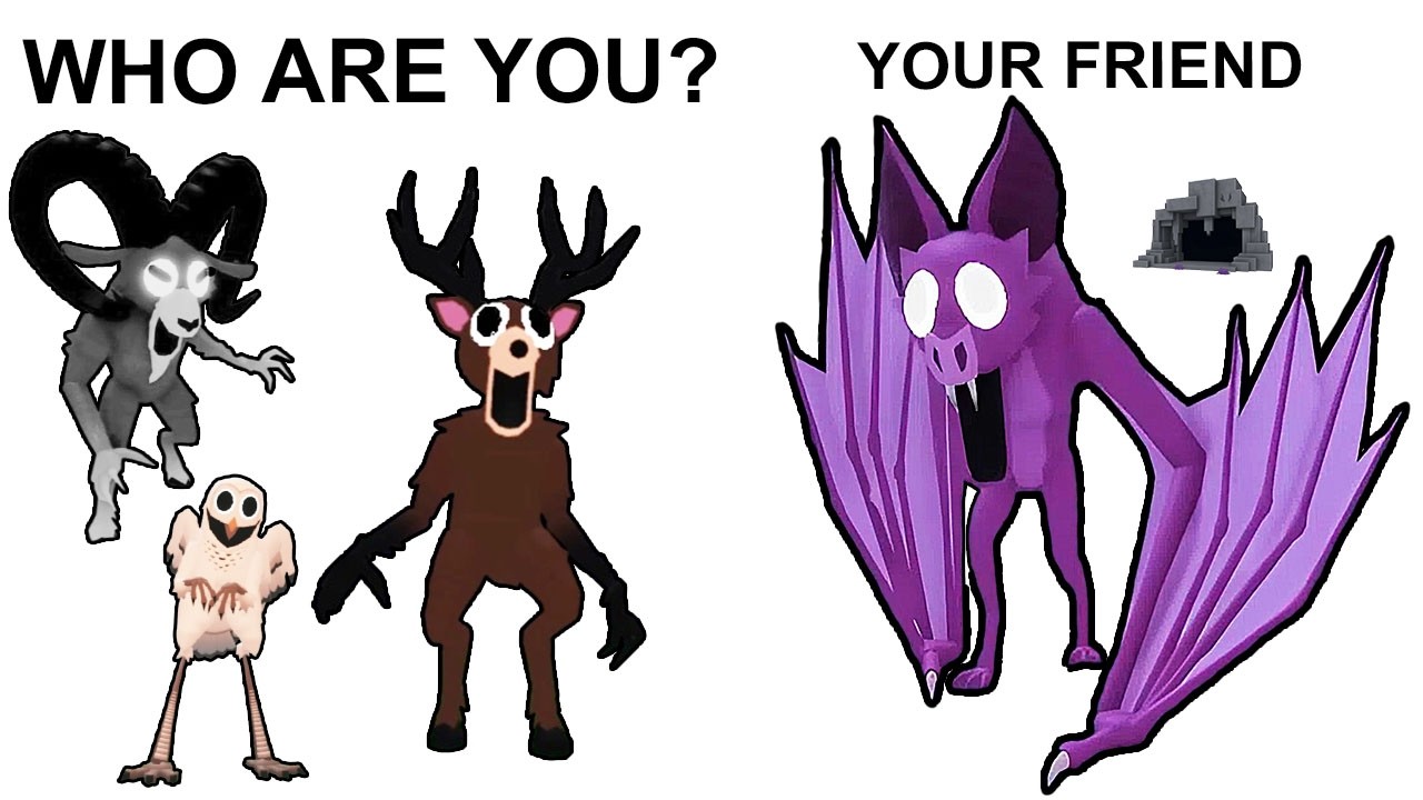 NEW 99 Night in the Forest BAT enemy meet Each Other… (Meme)