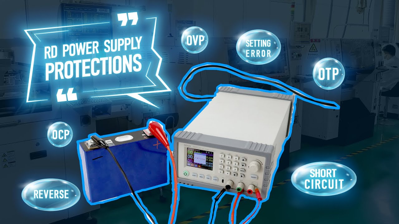 what protections does RD power supply have? OVP OCP OTP, short circuited, reverse