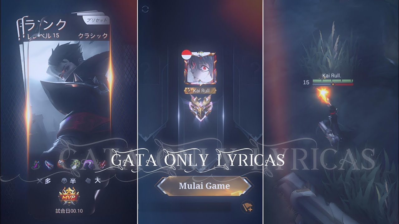 PRESET MLBB AESTHETIC🥀✨- TYPOGRAPHY🦋- GATA ONLY- LYRICS🎶- TREND TIKTOK
