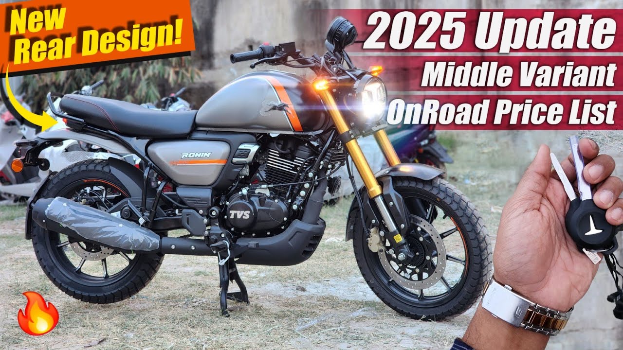 2025 TVS Ronin Updated (Mid Variant) New Features, On Road Price, Mileage