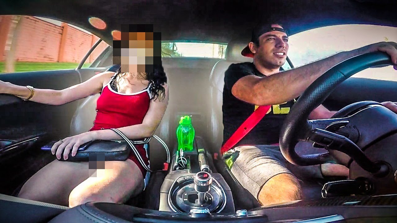 FIZ UBER DE AUDI R8 E A PASSAGEIRA SE EMOCIONOU
