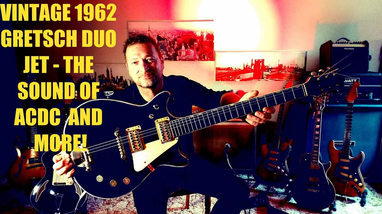 VINTAGE 1962 GRETSCH 6128 DUO JET - THE SOUND OF ACDC AND SO MUCH MORE!