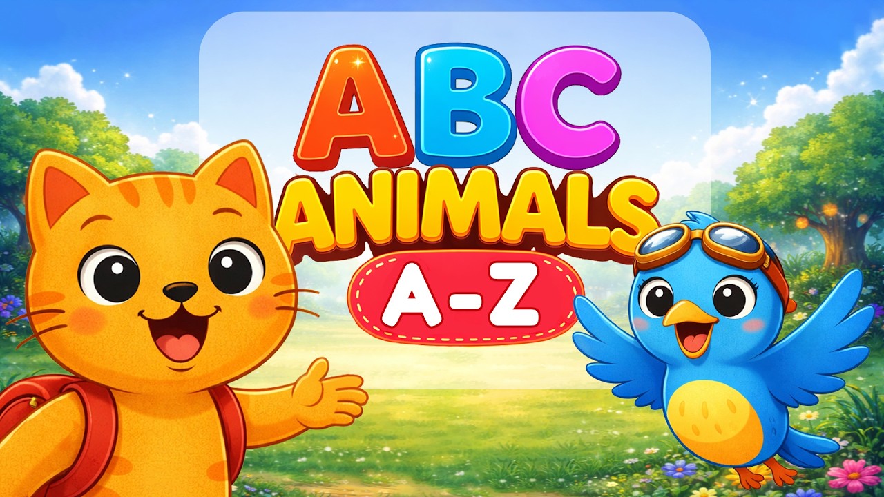 เพลง ABC สัตว์ A–Z 🐾 เรียนรู้ตัวอักษรกับสัตว์ในป่าเวทมนตร์ | เพลงเด็ก KAYAKA Kids(NEW Clear Version)