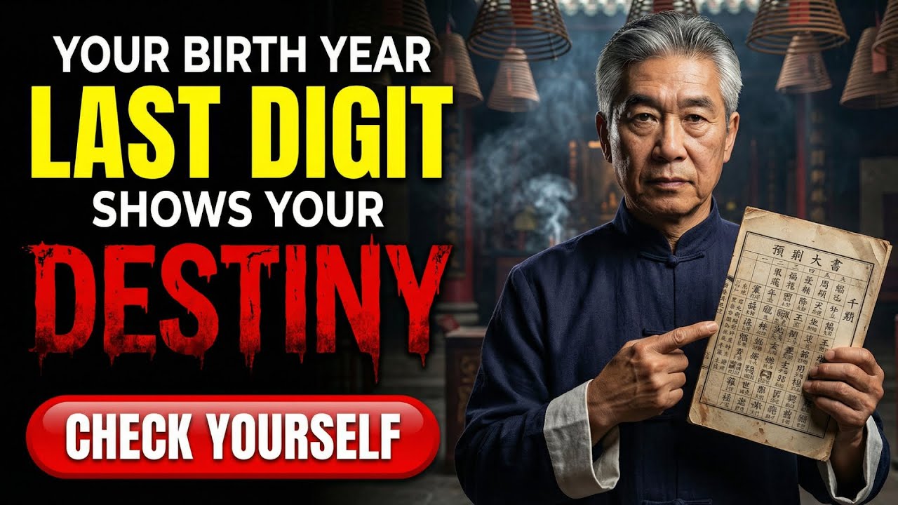 The Last Digit of Your Birth Year Reveals Your True Destiny (0-9) | Buddhist Wisdom