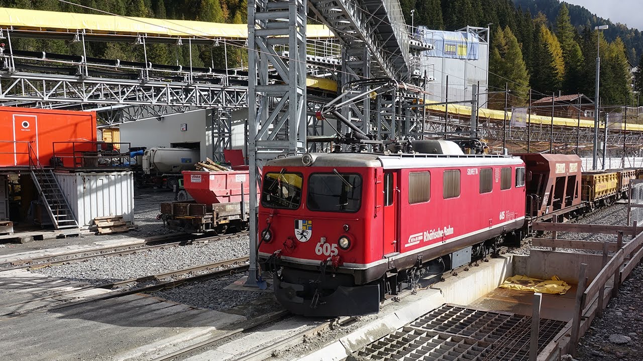 RhB Teil 1 Bauarbeiten Albulatunnel II 2016