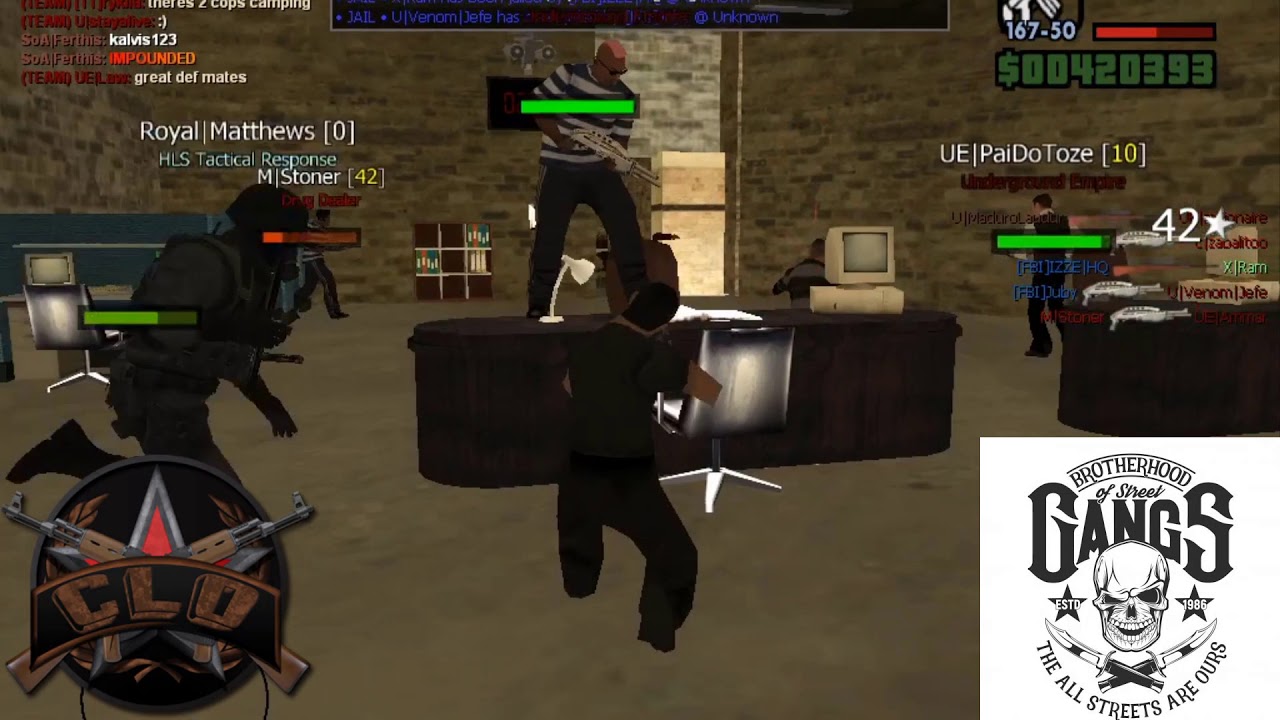 SAES:RPG-Law: Part 7 War Highlights  Gangs & CLO vs Squads & HLS
