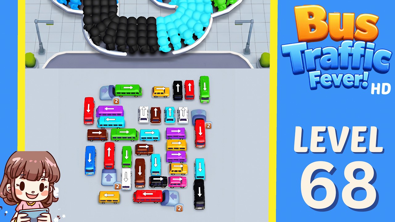 Bus Traffic Fever Level 68 Solution Walkthrough