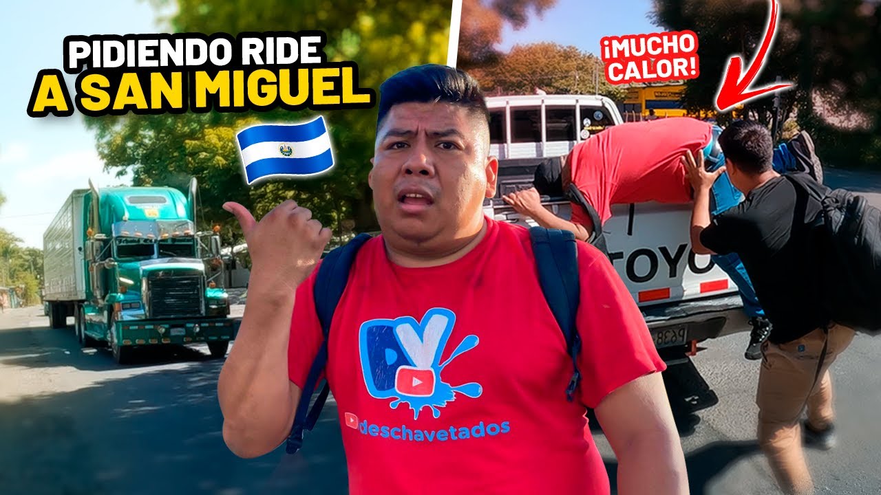 😮PIDIENDO RIDE de SAN SALVADOR HASTA SAN MIGUEL (1 Parte)