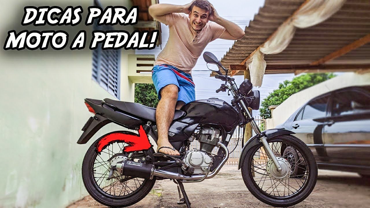 COMO DAR PARTIDA EM MOTOS A PEDAL? DICAS IMPORTANTES!