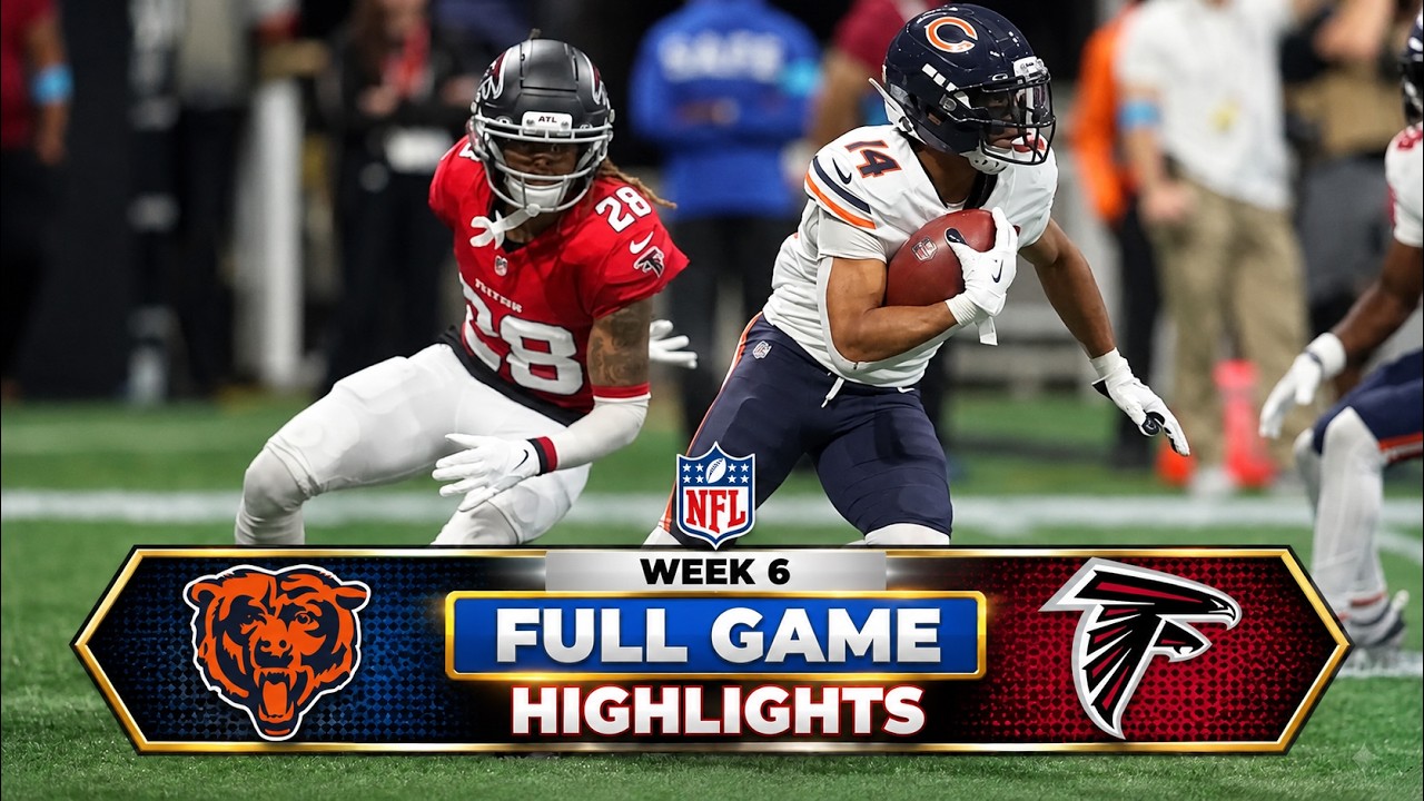 Falcons против Bears, 18 октября 2026 г. | Лучшие моменты матча | 6-я неделя сезона НФЛ 2026