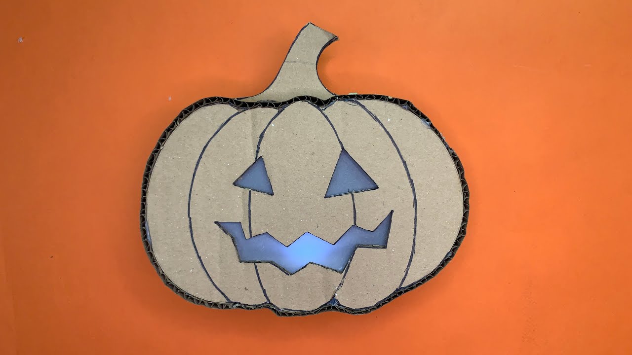 Cardboard DIY JackOLantern | Smooth Crafts