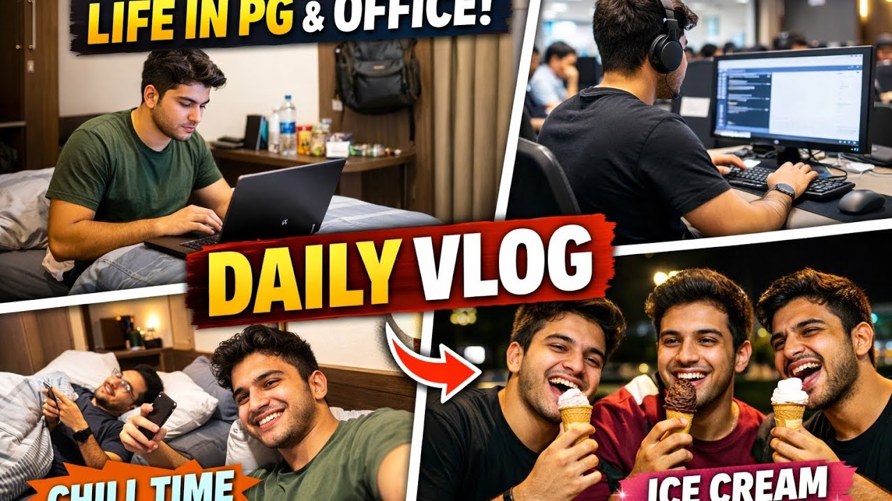 Aaj pg me icecream khai // veg lahori in dinner // ahemdabad pg #vlog #pglife 