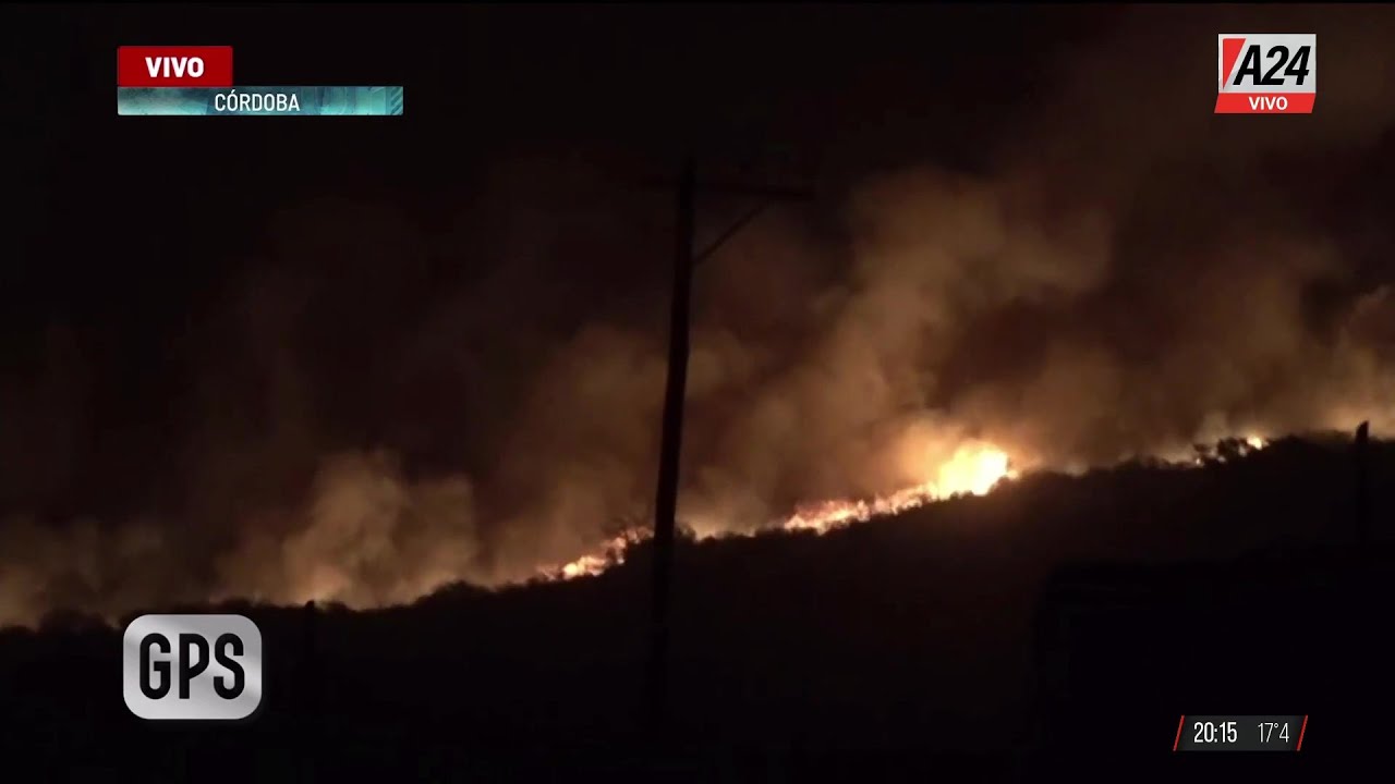 🚨FUEGO EN CÓRDOBA: DETIENEN A PERSONAS CON BIDONES DE COMBUSTIBLE