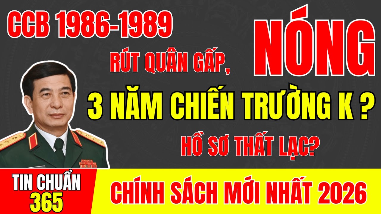 3 NĂM CHIẾN TRƯỜNG K, CÓ HUÂN, HUY CHƯƠNG MÀ CHƯA ĐƯỢC NHẬN-BÁC CCB 1986–1989 PHẢI LÀM SAO? #tintuc