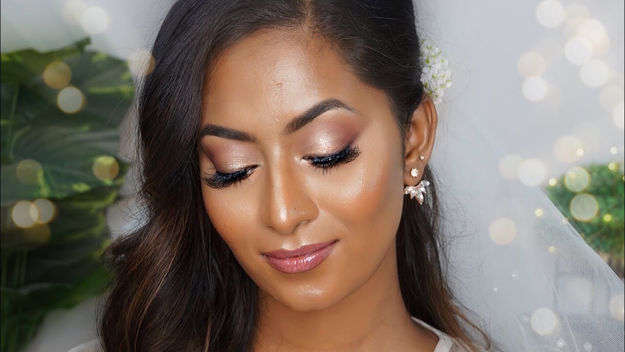 THE ULTIMATE GLOWY WHITE WEDDING BRIDAL MAKEUP ✨💄