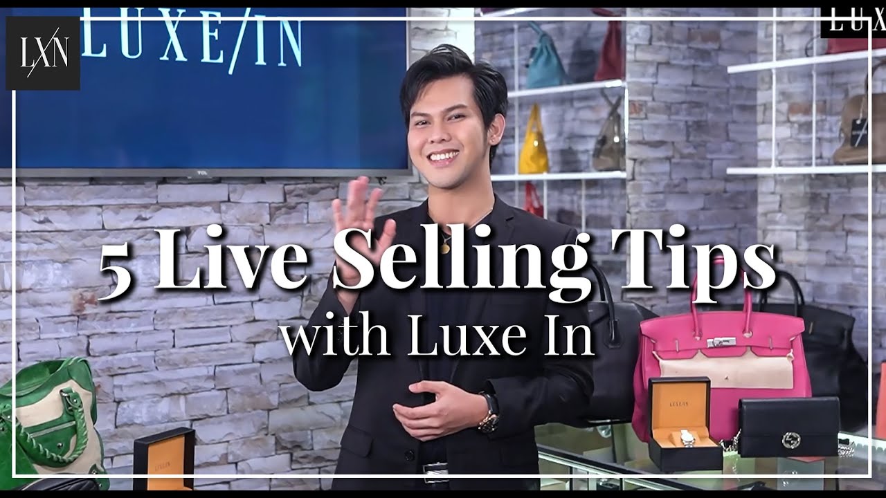 5 Live Selling Tips with Luxe In!