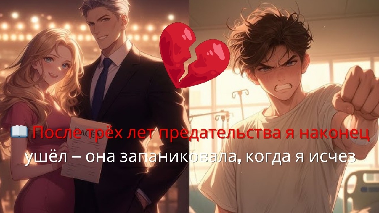 📖 После трёх лет предательства я наконец ушёл — она запаниковала, когда я исчез