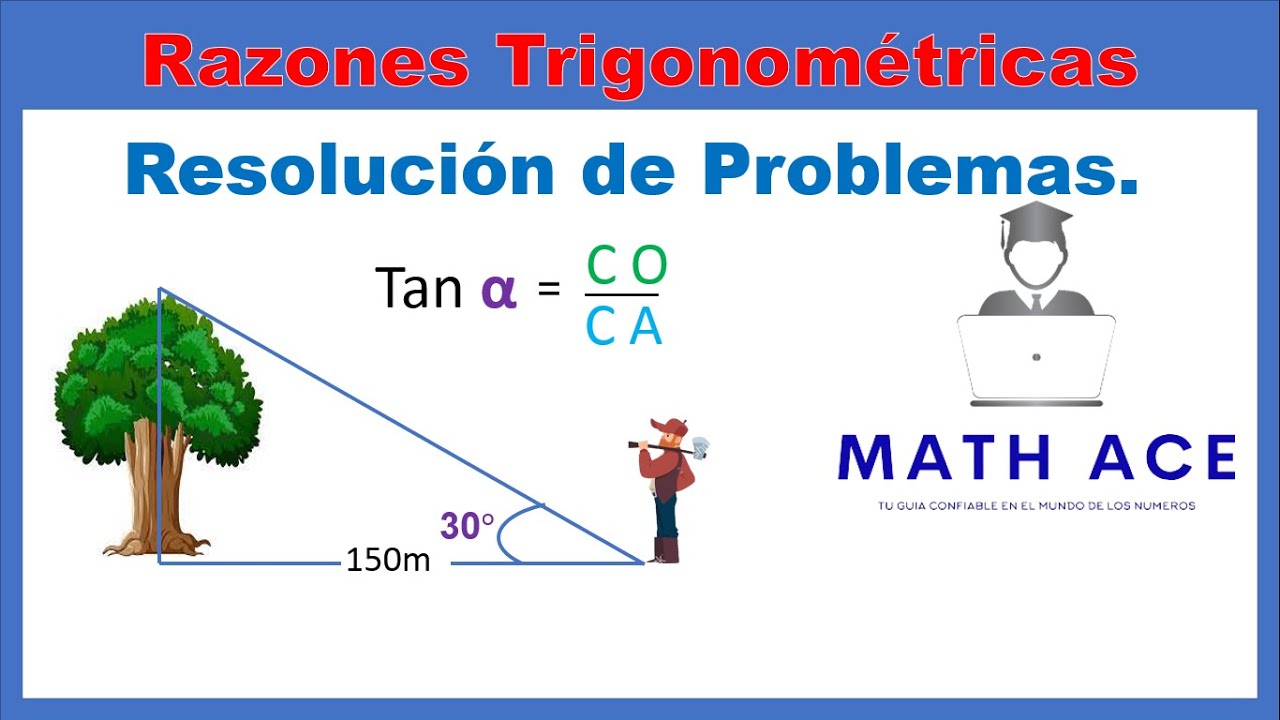 Razones trigonométricas |solución de problemas Ejemplo 1
