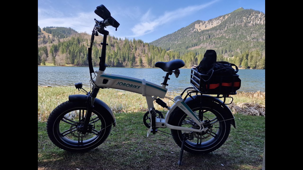 Test Jobobike Eddy w bawarskich alpach / składany rower elektryczny na górskich szlakach w Bawarii