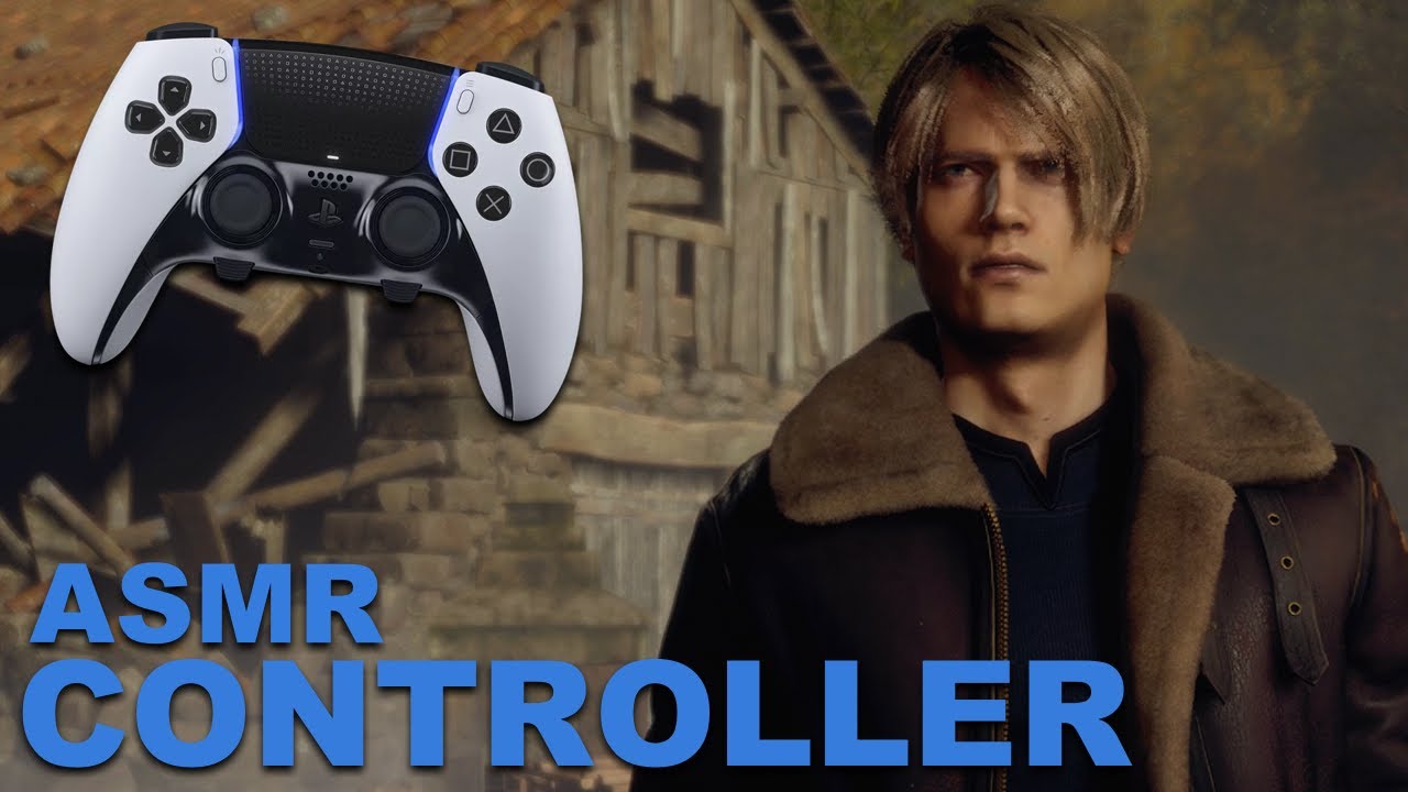 ASMR Gaming Resident Evil 4: Gentle Controller Sounds for Relaxation