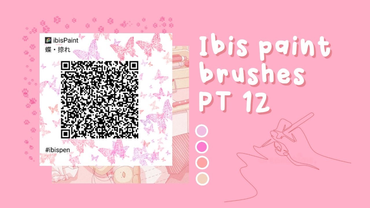 Ibis paint brushes qr codes (w/ samples) || PT 12