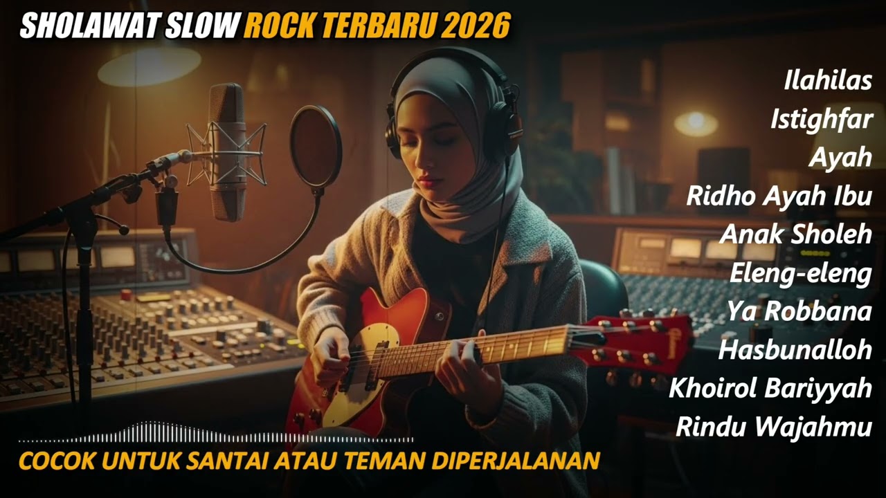 Sholawat Slow Rock Penenang Hati 🤍Sholawat Slow Rock Cocok Untuk Renungan
