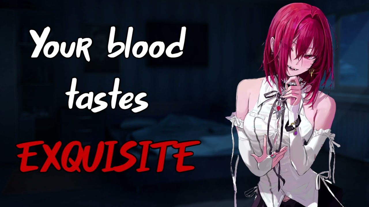 Your Soft Vampire Dom feeds on you... [F4A ASMR RP] [Vampire] [Kissing] [Biting] [Soft/Spicy]