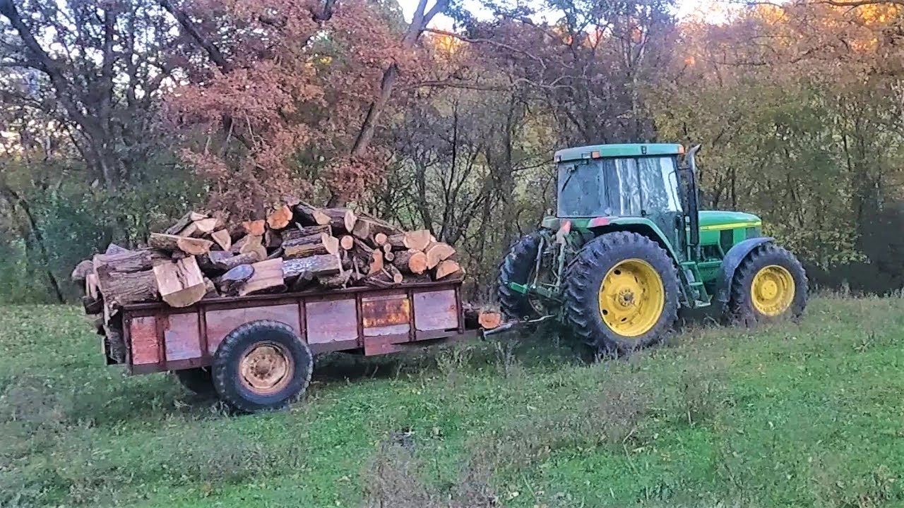 Cutting and Collecting Firewood l How To Save Money On Gas by Burning Wood