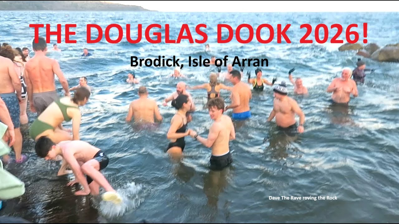 Дуглас Дук 2026! Сегодня в полдень в Бродике, остров Арран @davetheraverovingtherock