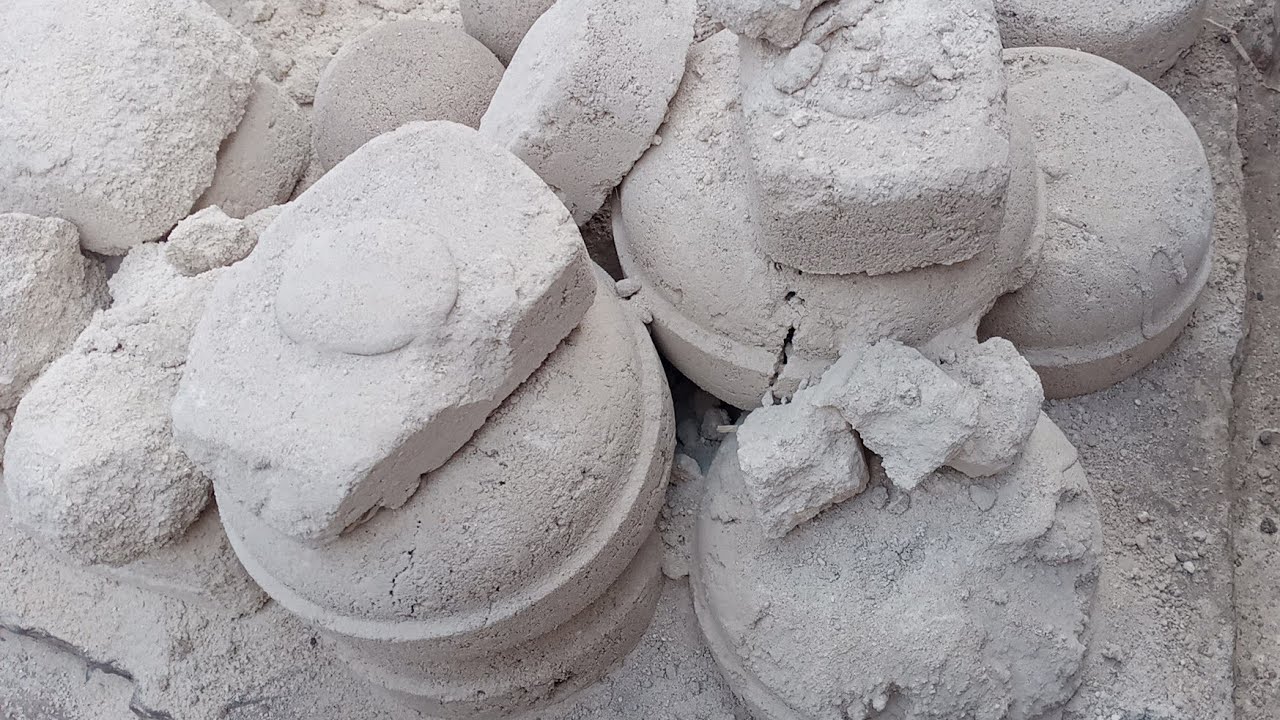 ASMR: Special Video@rajbirkanathia6414   White Cement Floor Crumbling#asmr#asmrvideos#satisfying