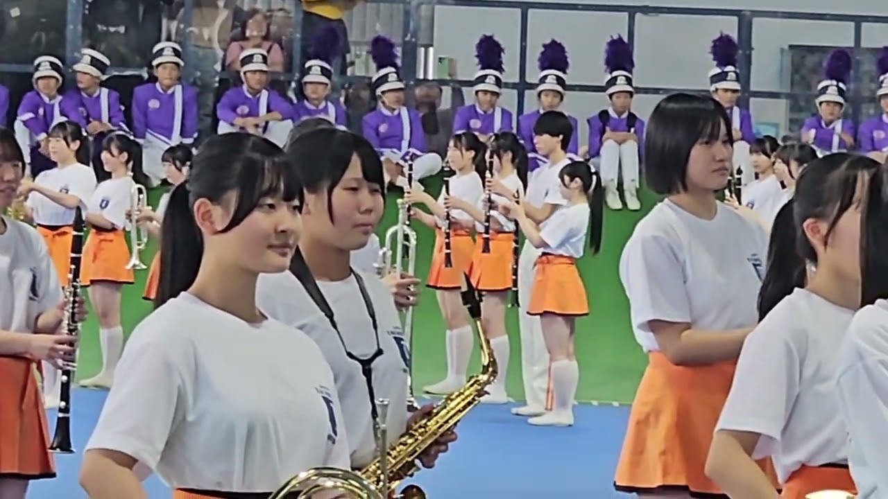 京都橘高校吹奏樂部Kyoto Tachibana SHS Band 2025/12/20台灣遠征 屏東潮州 國際滑輪溜冰場 開演前花絮