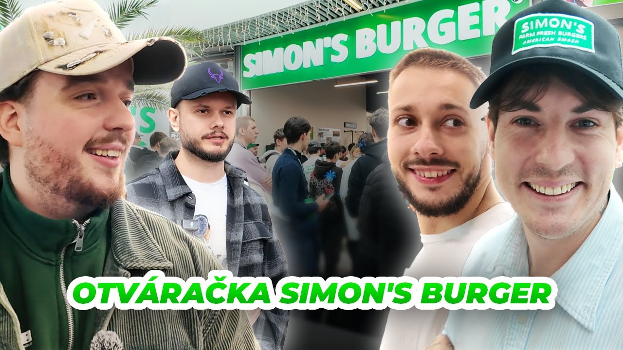 TOTO je nov&yacute; TOP FASTFOOD na Slovensku?! Testujem Simon&rsquo;s Burger v Ko&scaron;iciach