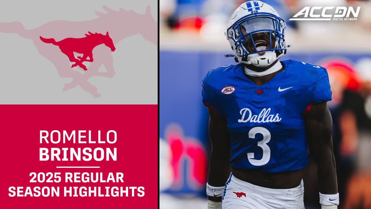 Romello Brinson 2025 Regular Season Highlights | SMU Wide Receiver