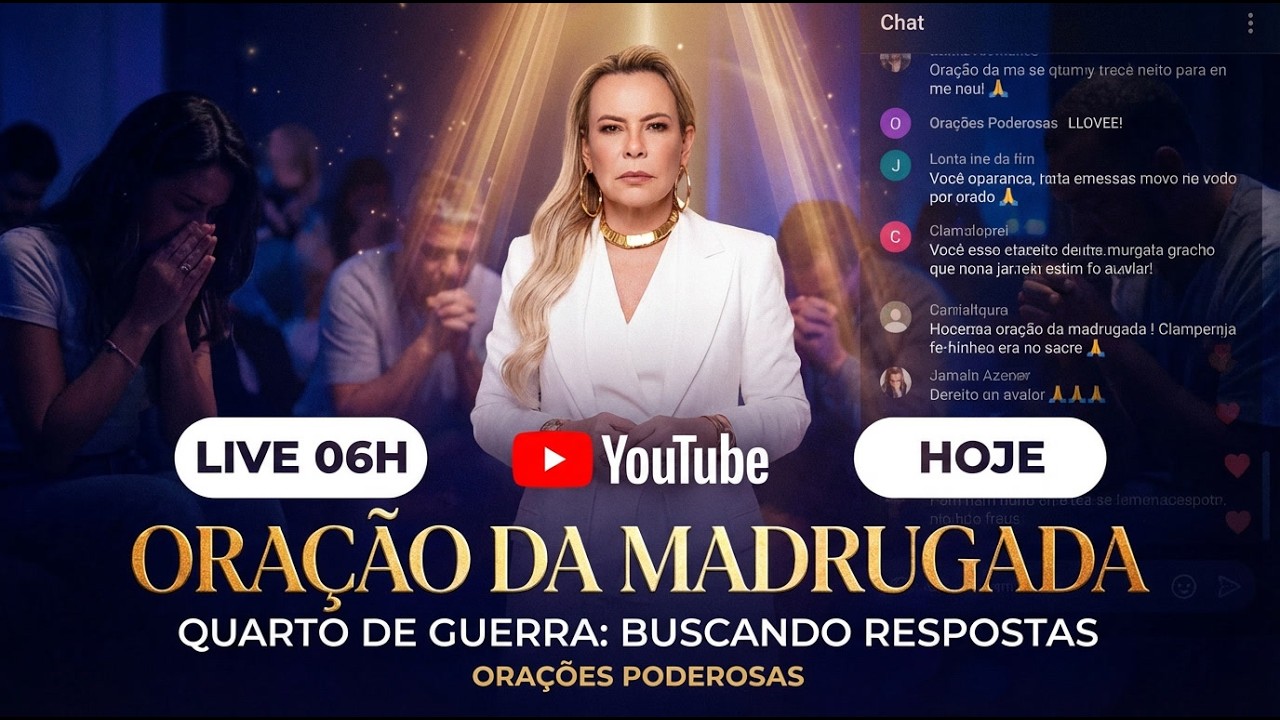 ORAÇÃO DA MADRUGADA E  PODEROSAS - COM BISPA VIRGÍNIA ARRUDA !