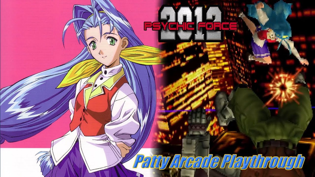 Psychic Force 2012 (Dreamcast) - Patty Arcade Playthrough