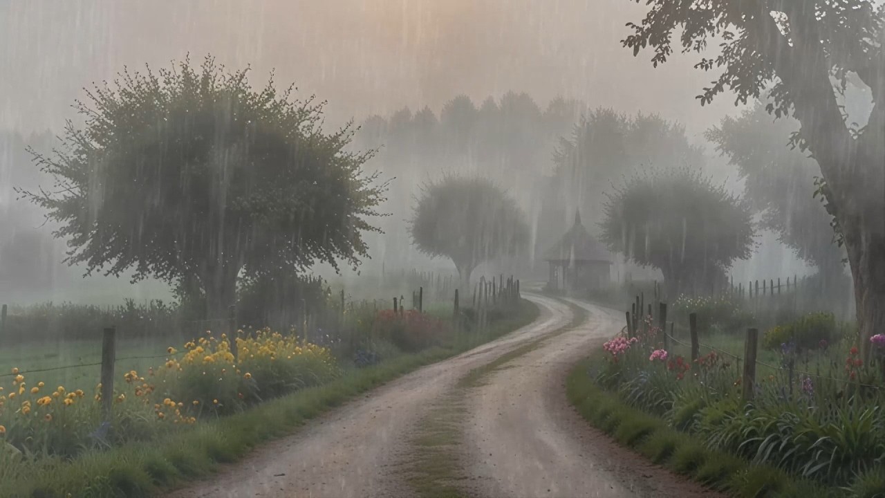 Soothing Rain Ambience to Help You Sleep Naturally | Calm Natural Rain Sounds