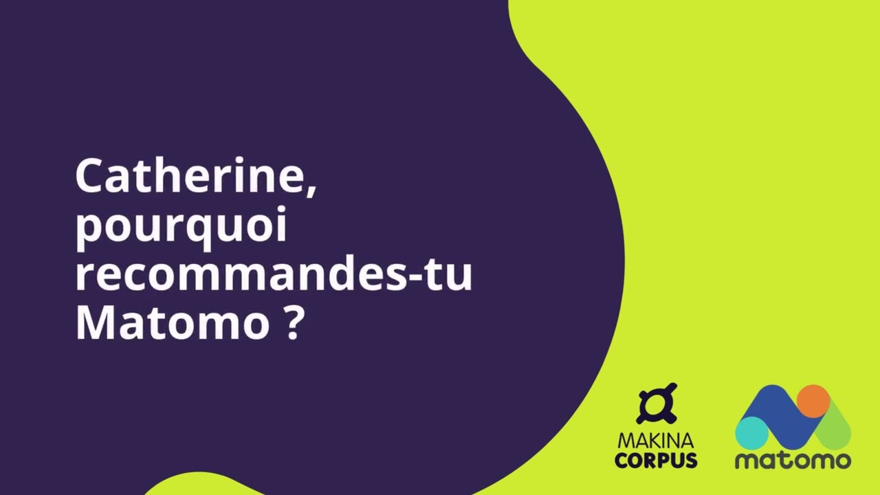 Catherine Tillous, Directrice G&eacute;n&eacute;rale de Makina Corpus, recommande Matomo Analytics