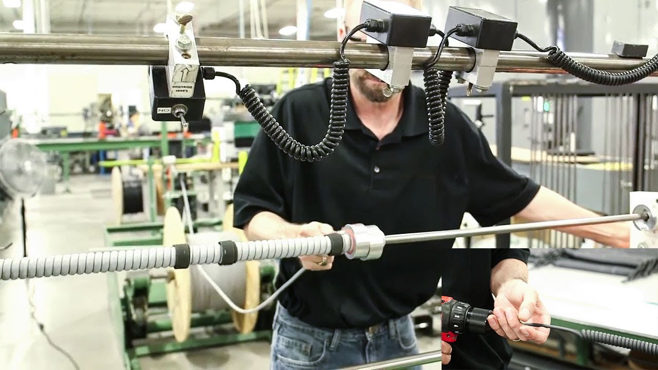 Cust retractable coil cord factory -How to coil and reverse coil cables |Coiling cables Spring cable