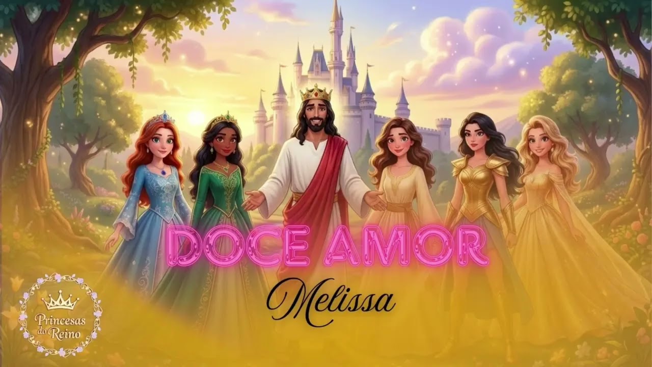 DOCE AMOR - MELISSA | PRINCESAS DO REINO | Música Infantil Gospel | Estilo Disney