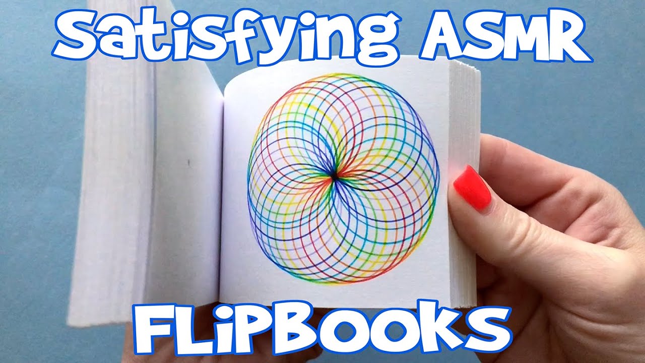 ASMR- 5 Satisfying flipbooks (will make you tingle)