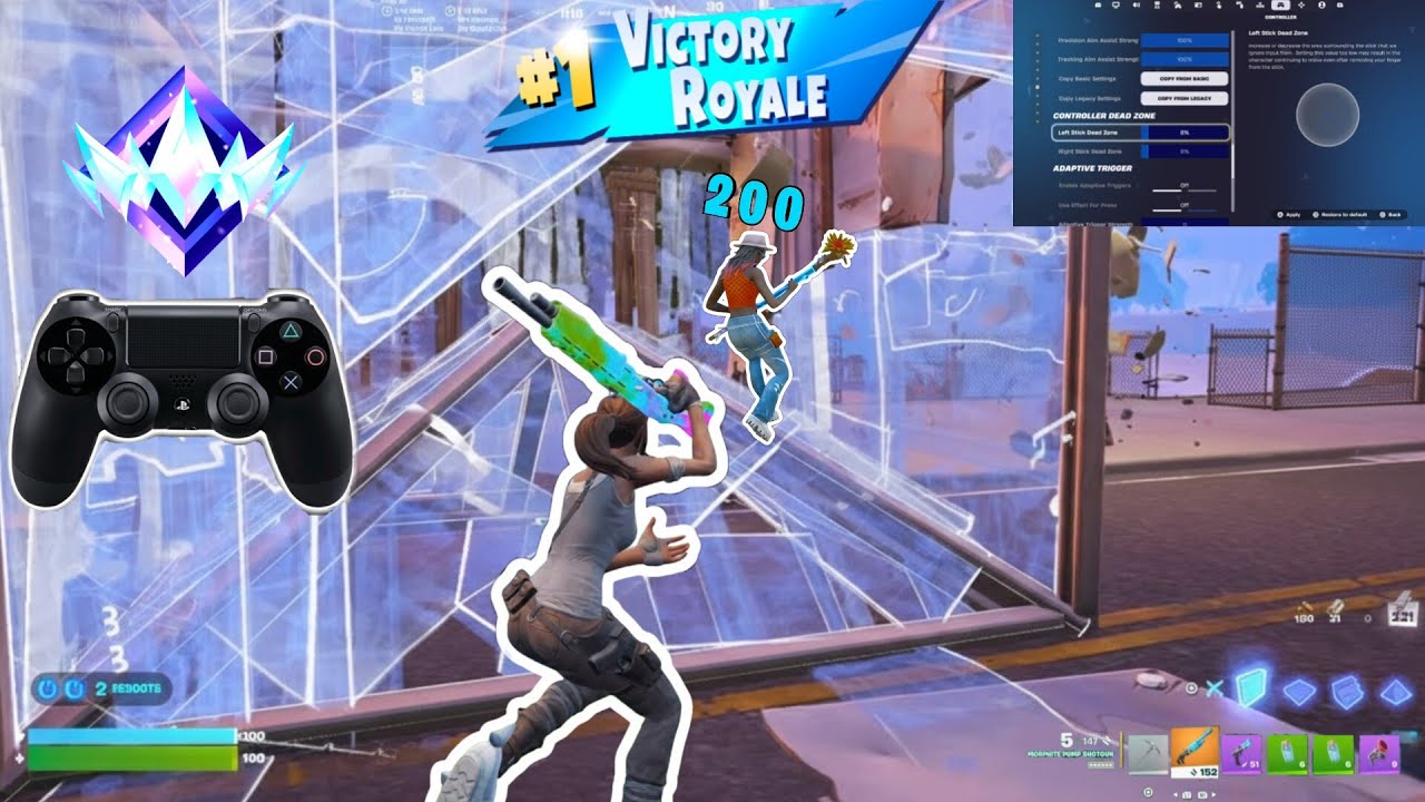 I am the Peterbot from Ps4 controller + peterbot controller settings fortnite | Ps5 Gameplay