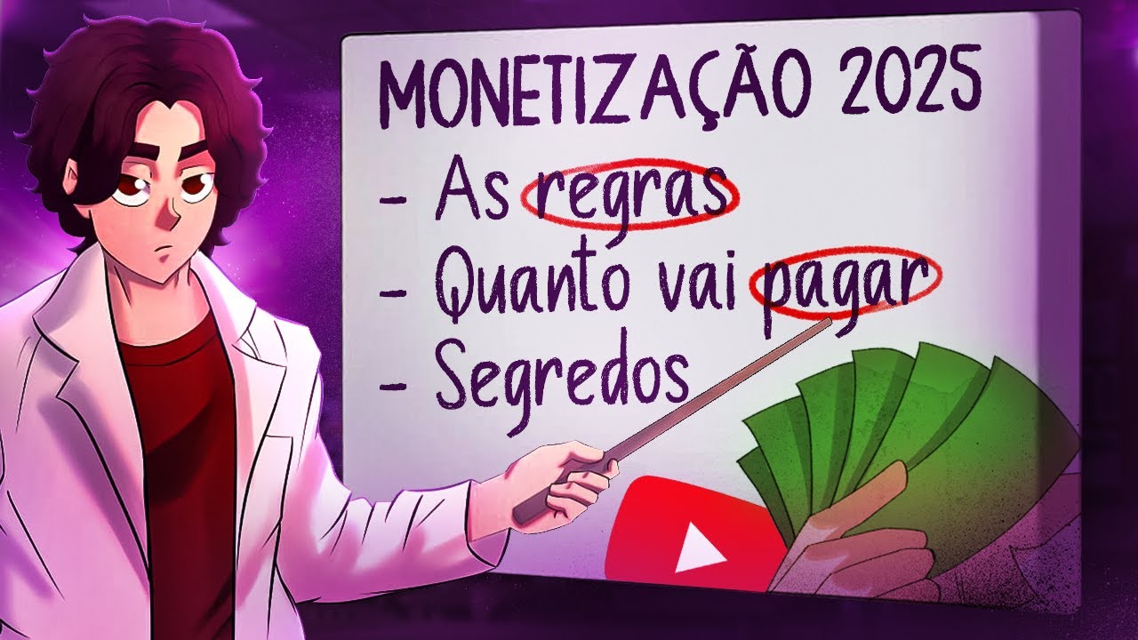 MONETIZA&Ccedil;&Atilde;O DO YOUTUBE EM 2025! (TUDO SOBRE) Requisitos, Quanto Ganha, Como Funciona!