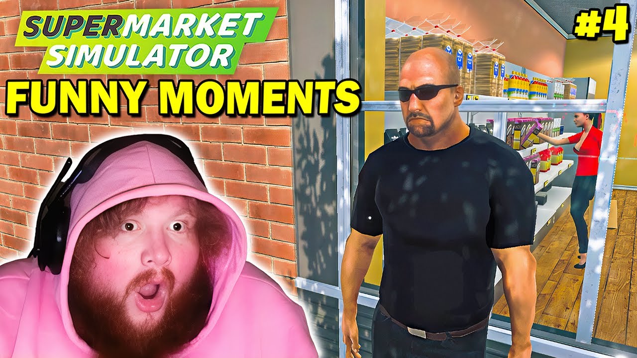 Самые смешные моменты CaseOh в Supermarket Simulator! #4
