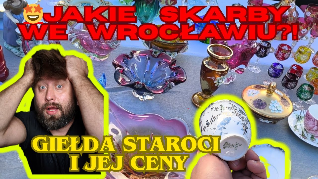 🤩ILE TO KOSZTUJE💸NA GIEŁDZIE STAROCI WE WROCŁAWIU?! 🤔🛍️ #targstaroci #starocie #pchlitarg #vintage