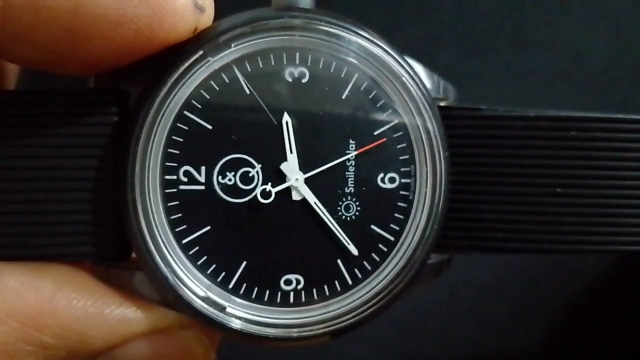 Reloj Q&Q smile solar RP10J002 el reloj solar económico de la familia citizen